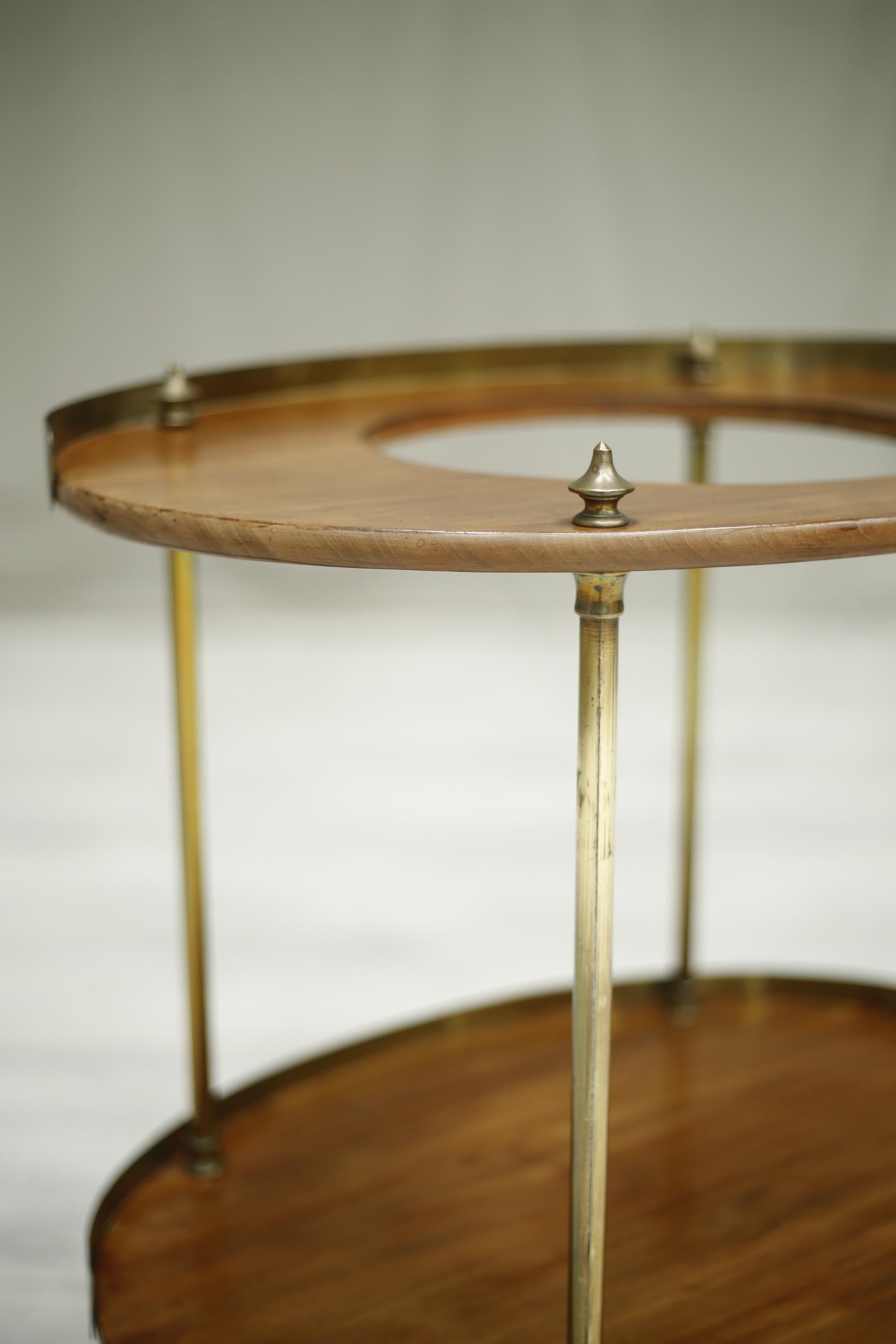 Campaign Georgian Mahogany and Brass Wash Stand