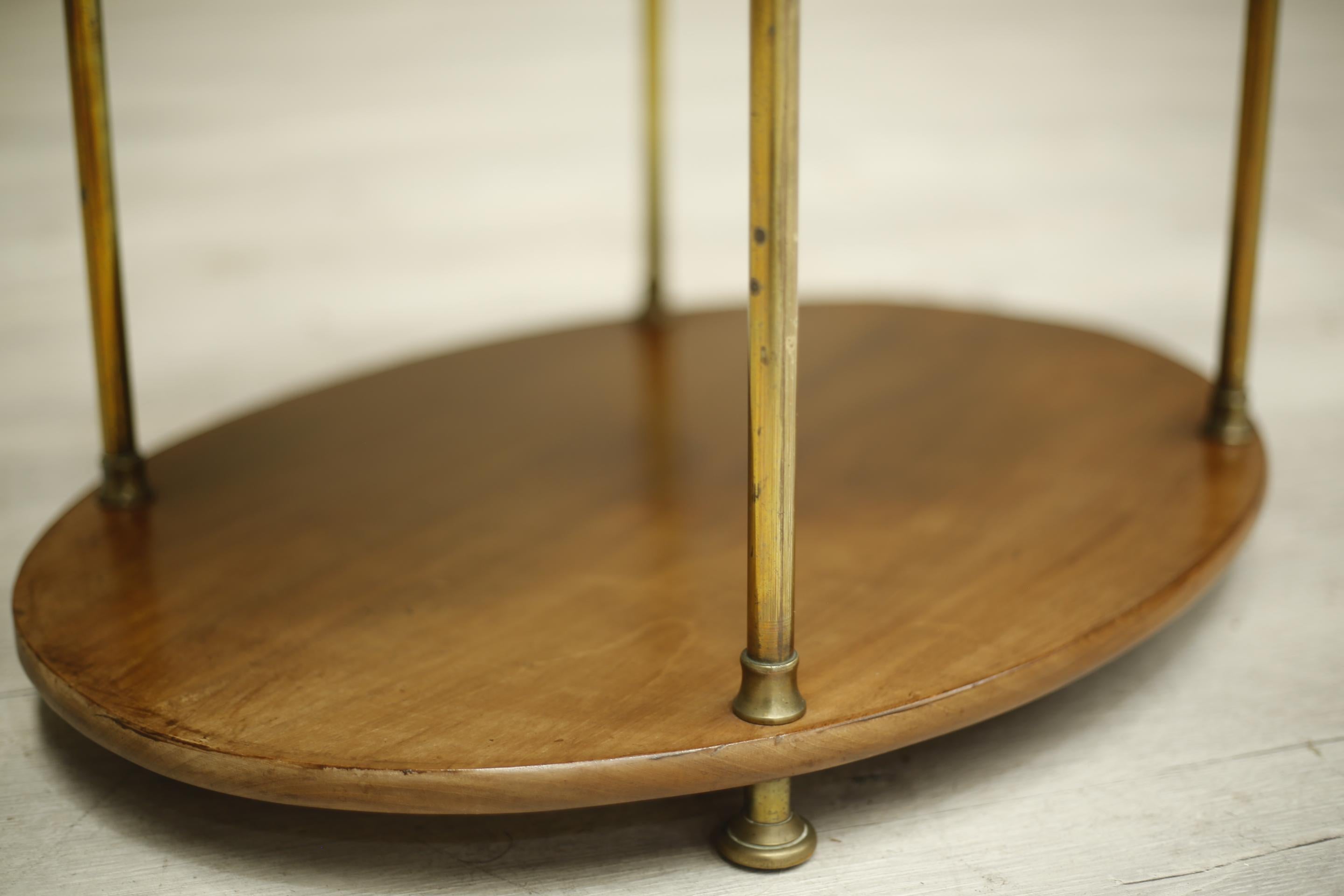 Georgian Mahogany and Brass Wash Stand 1