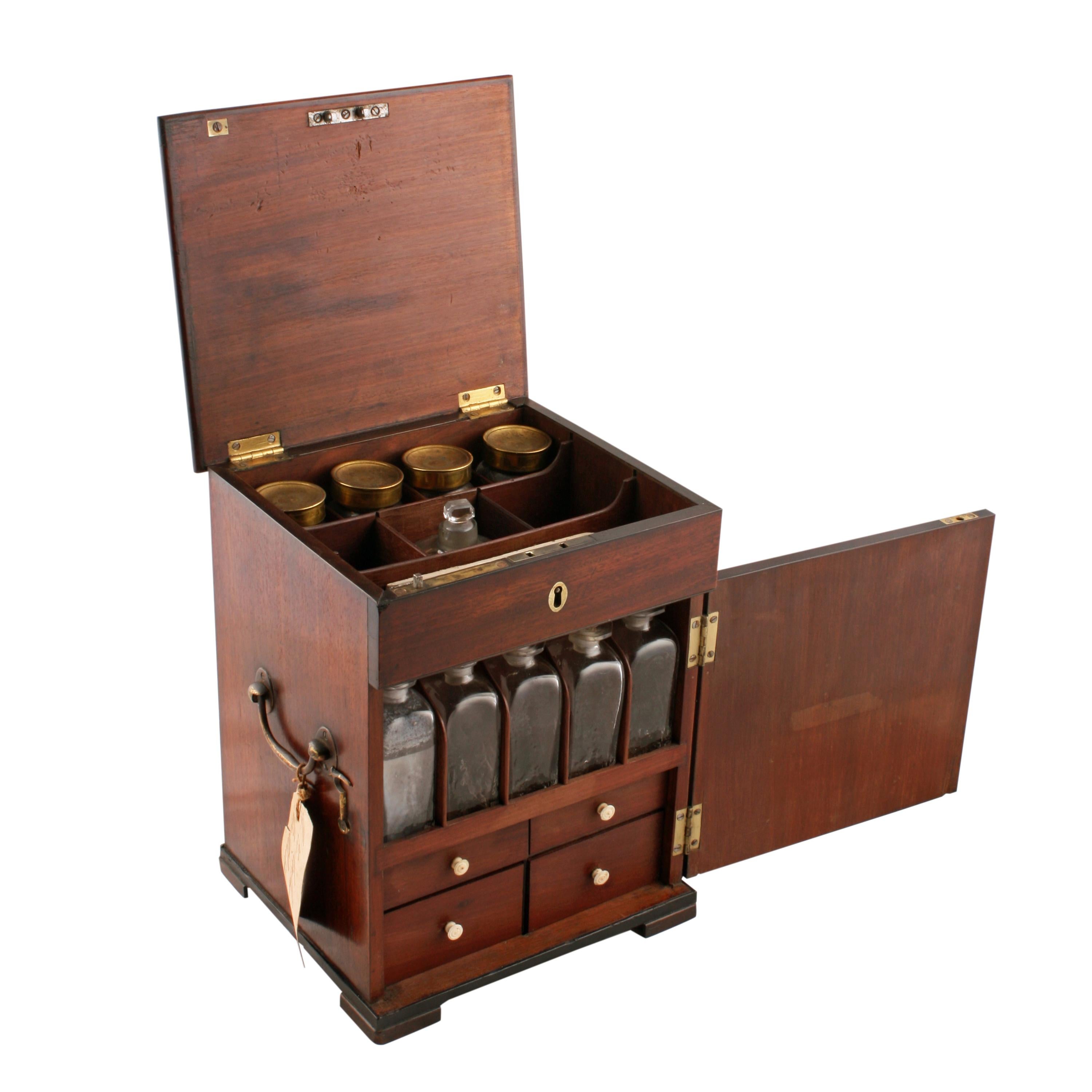 Georgian Mahogany Apothecary Cabinet