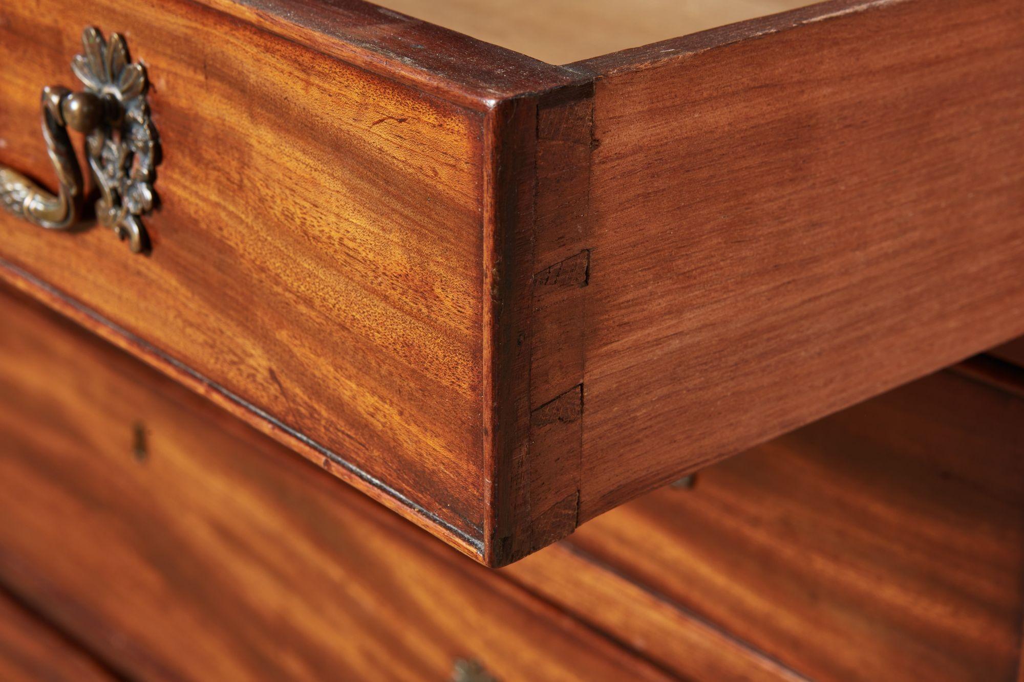 Georgian Mahogany Bachelor's Chest For Sale 8