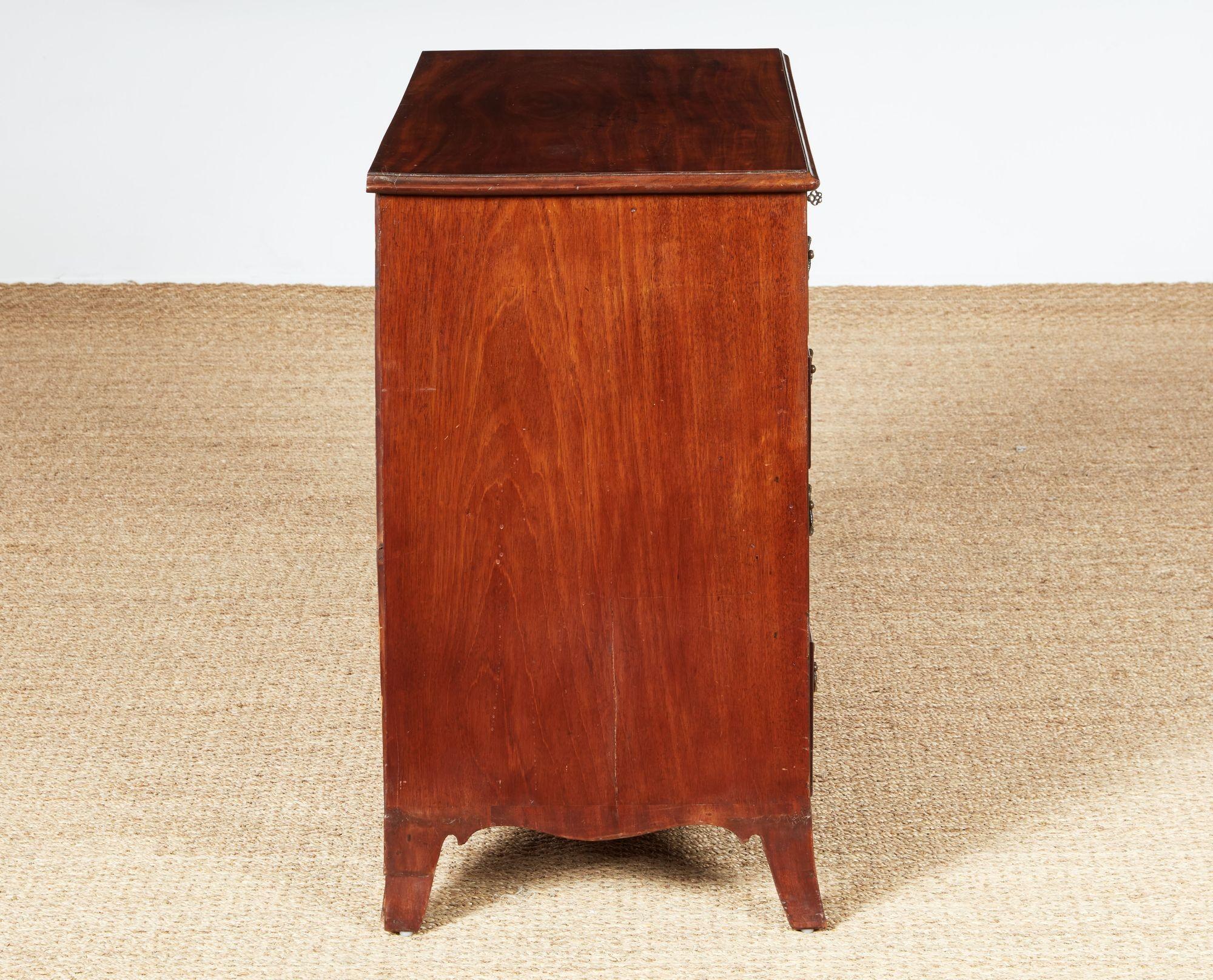 Georgian Mahogany Bachelor's Chest For Sale 2