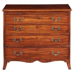 Bachelor's Chest aus georgianischem Mahagoni