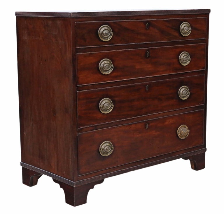 Mahogany Bachelor's Chest of Drawers, circa 1820 at 1stDibs