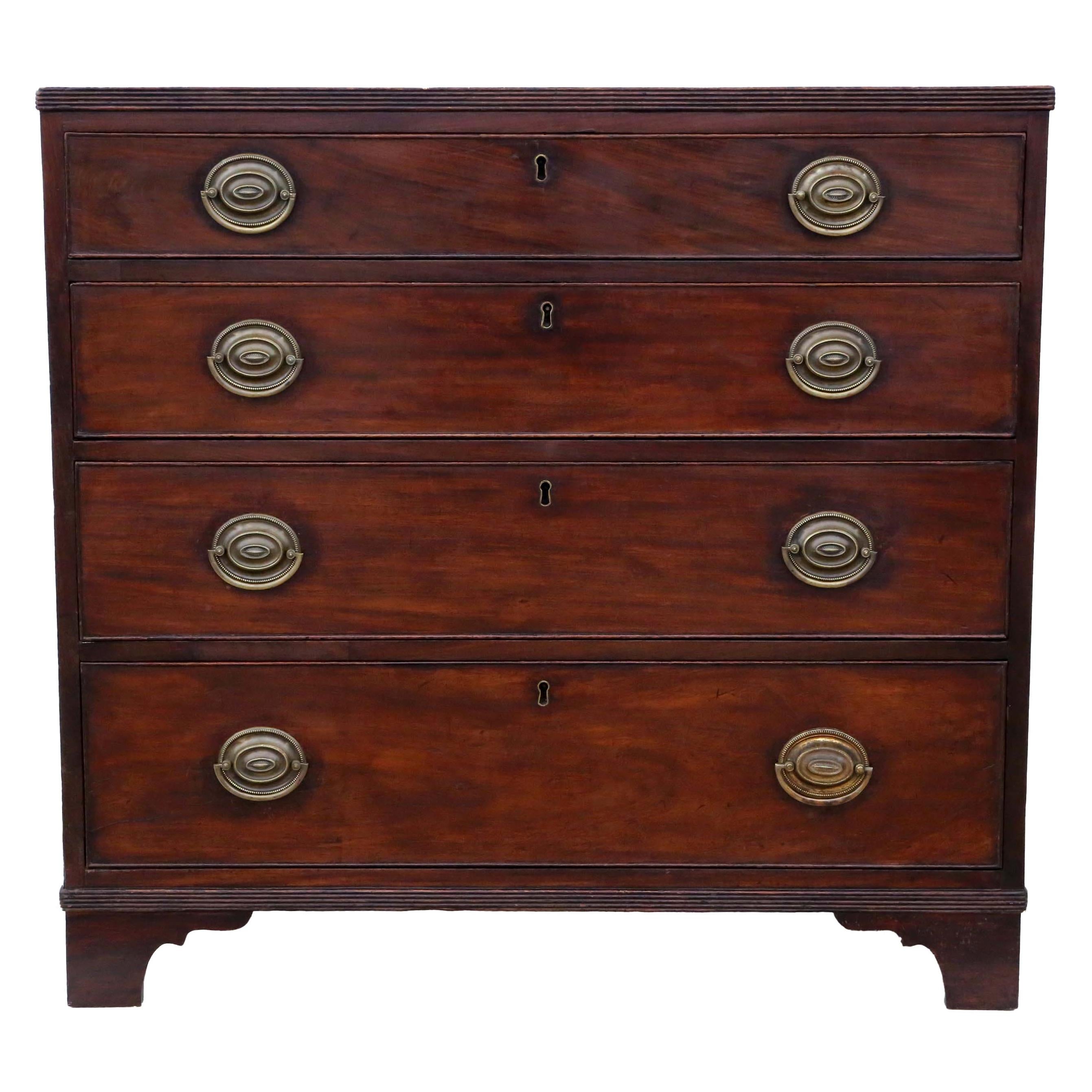 Georgian Mahogany Bachelor's Chest of Drawers, circa 1820