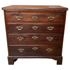 Georgian Mahogany Bachelor's Chest with Writing Slide, circa 1770