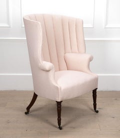 Georgian Mahogany Barrel-Back Armchair