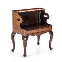 Georgian Mahogany Bedside Cabinet Side Table Late C18th George III