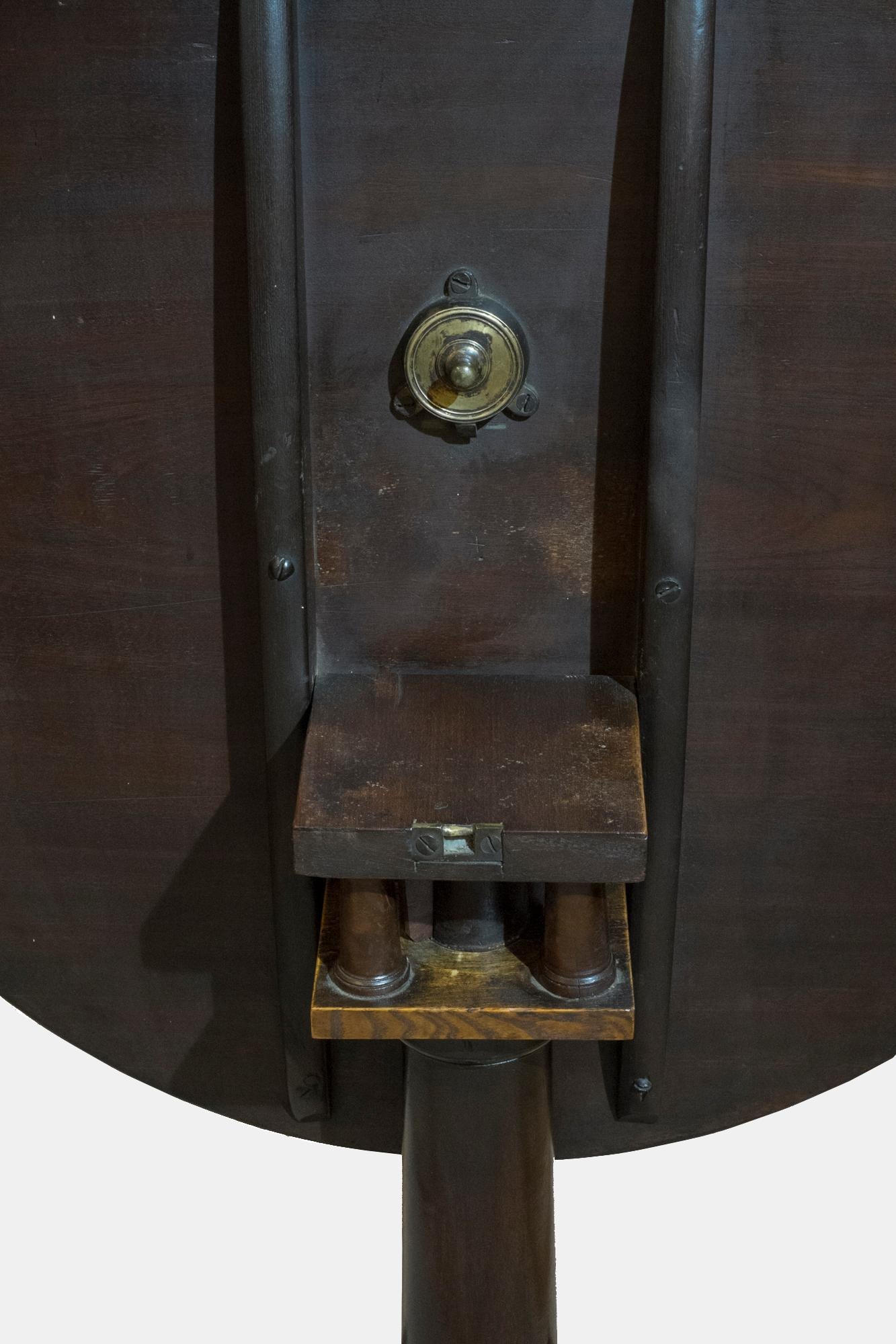 Georgian Mahogany Bird's-Cage Tilt-Top Table In Good Condition In Salisbury, GB