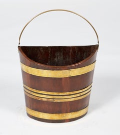 Georgian Mahogany Boat Shaped Bucket