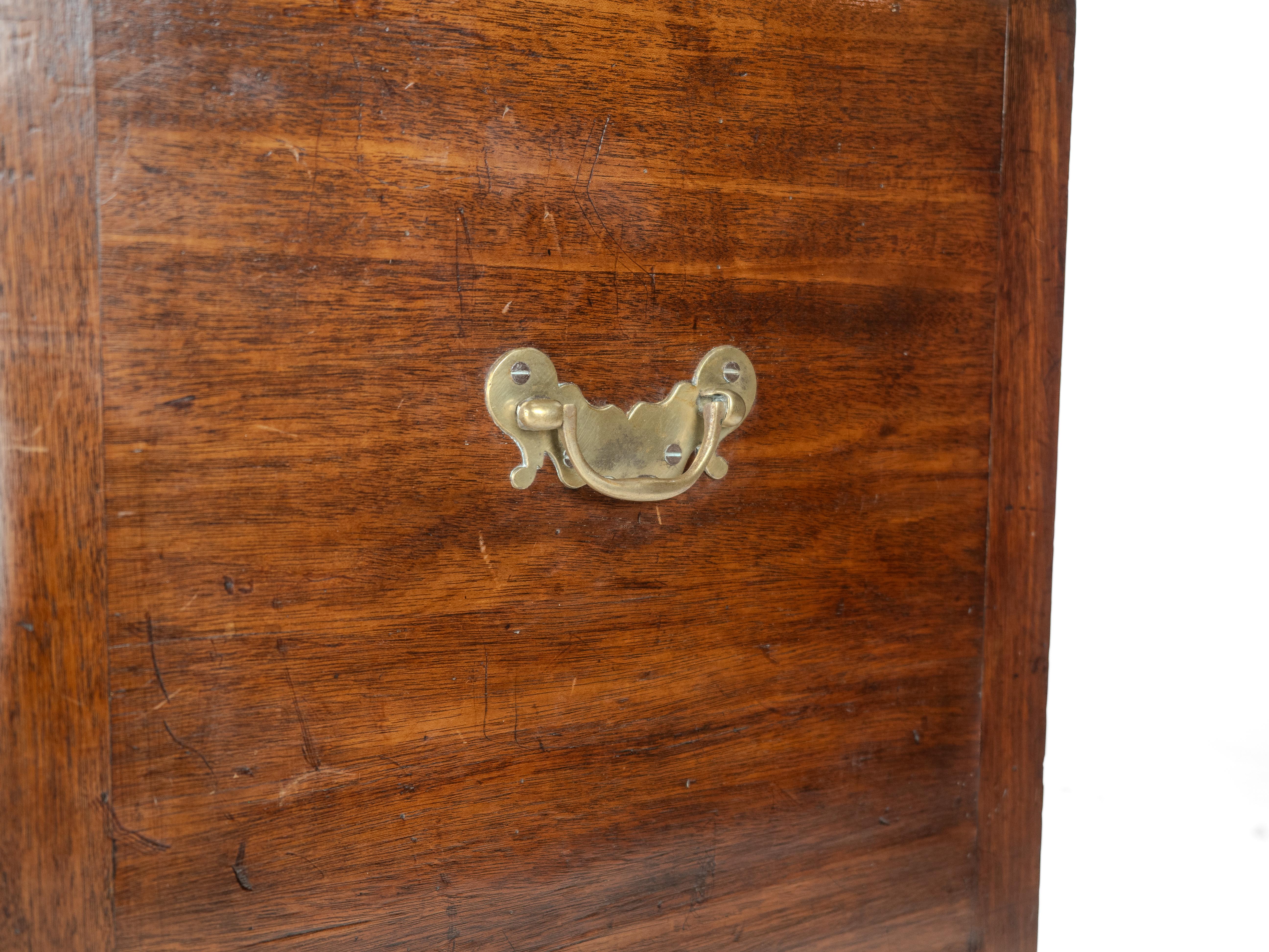 Georgian Mahogany Boxwood Inlaid Washstand c18th (Mirror Tambour Cabinet Folding For Sale 12
