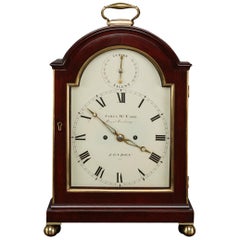 Georgian Mahogany Bracket Clock by James McCabe, London