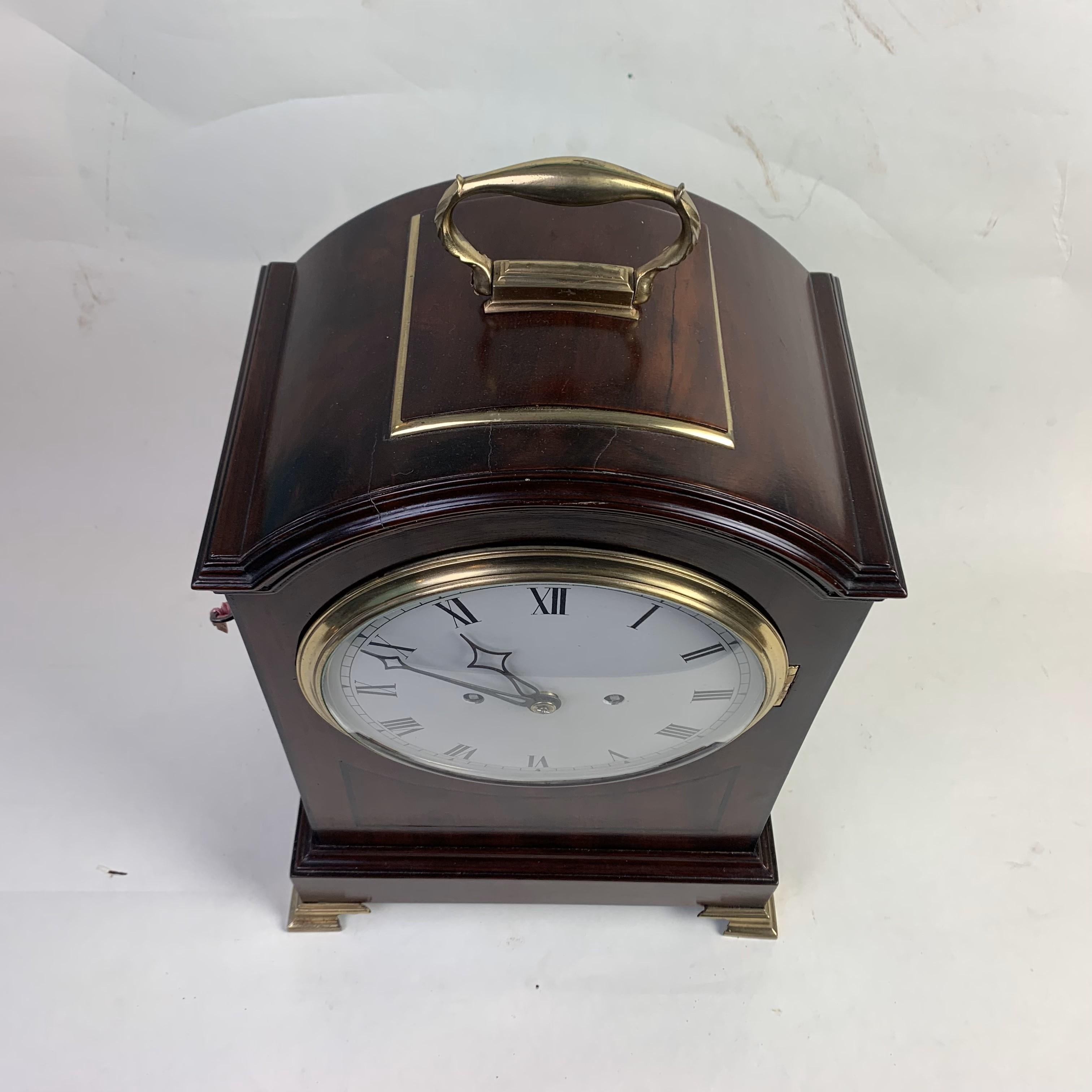 Georgian Mahogany Bracket Clock 1