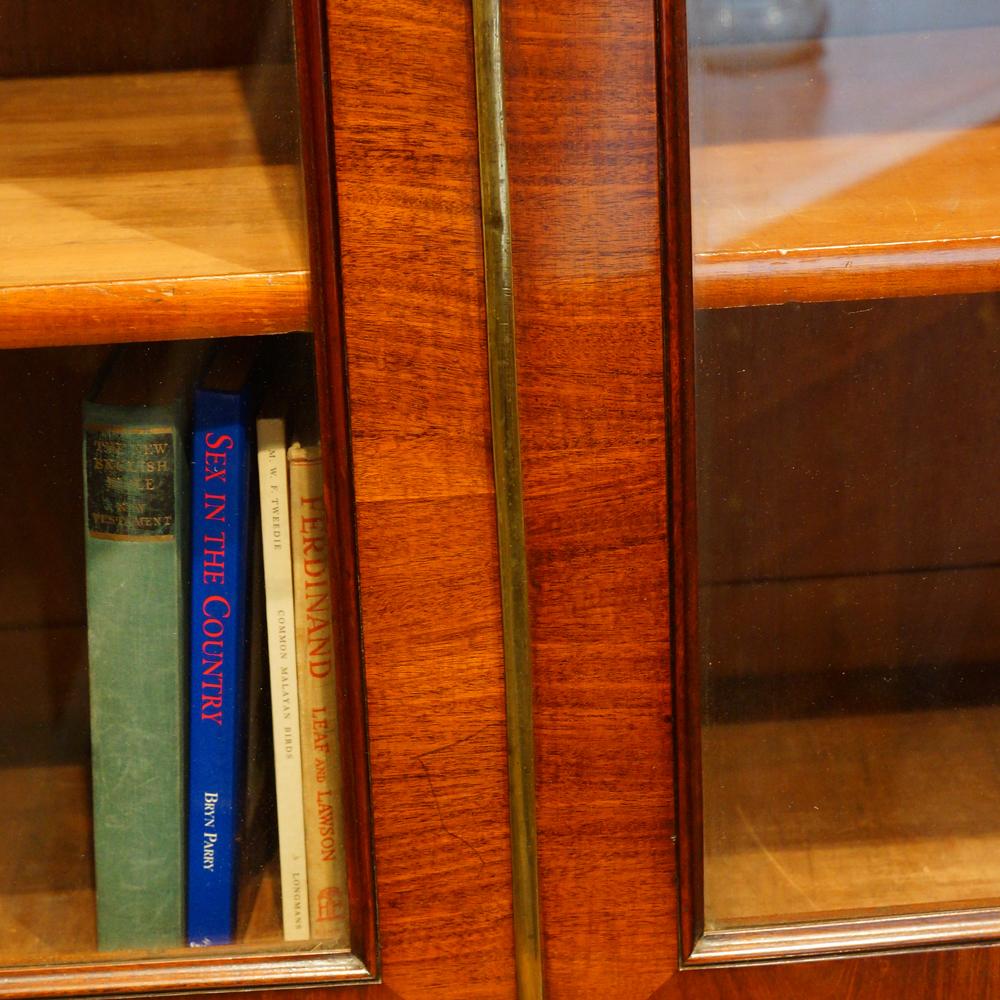 Georgian Mahogany Breakfront Bookcase 3