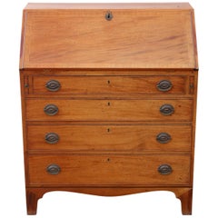 Georgian Mahogany Bureau Desk Writing Table