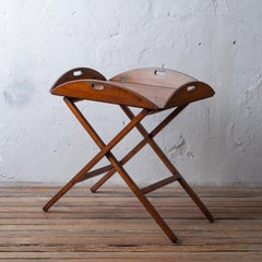 Georgian Mahogany Butler's Tray on Stand, c.1800