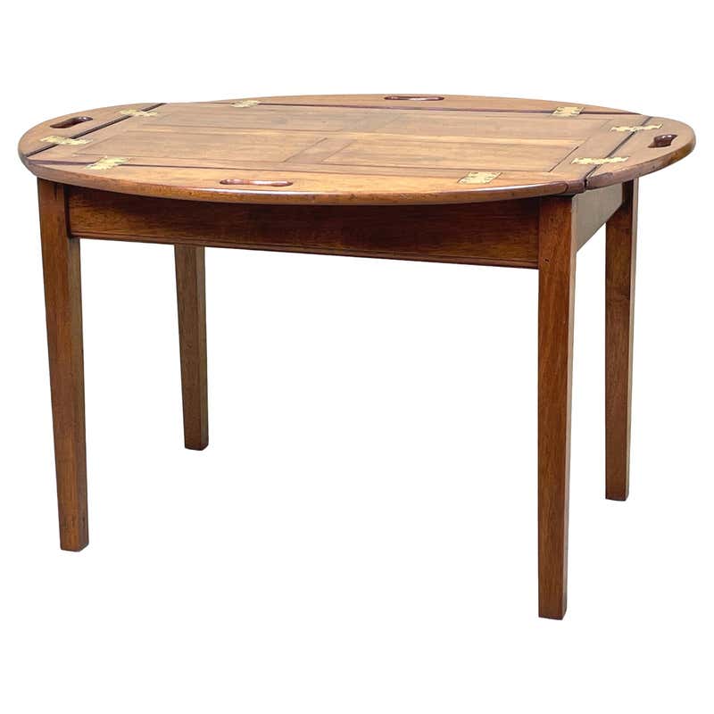 Antique British Yew Wood Butler's Tray Table at 1stDibs | butler's ...