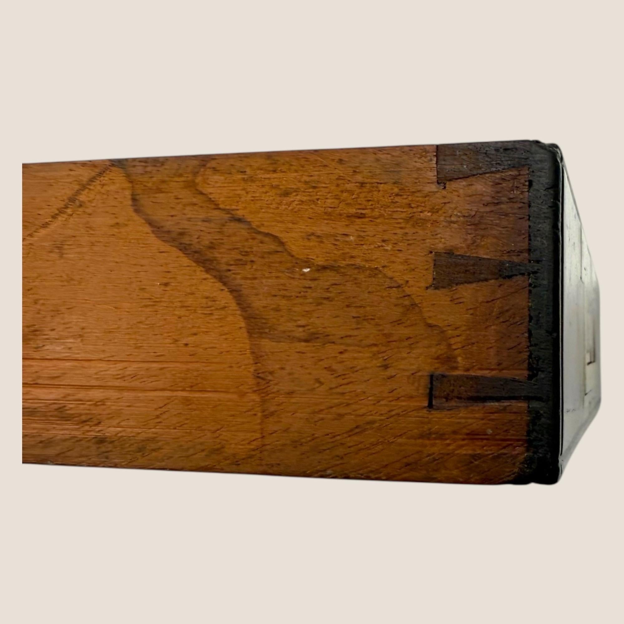 Georgian Mahagoni Campaigner Schreiben Schrägstrich Box (Britisch) im Angebot
