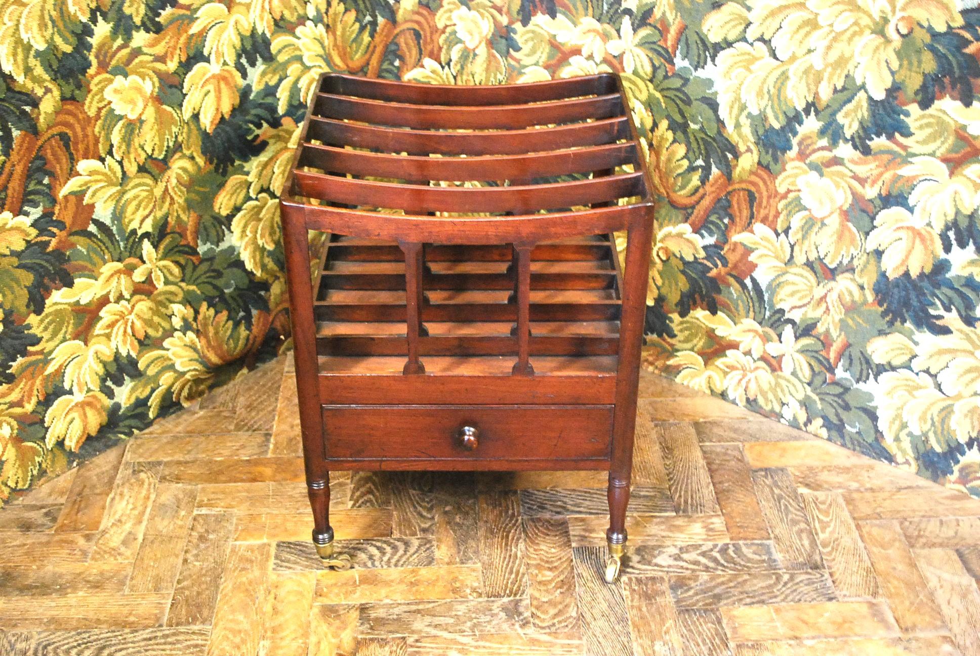 mahogany magazine rack