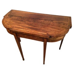 Georgian Mahogany Card Table