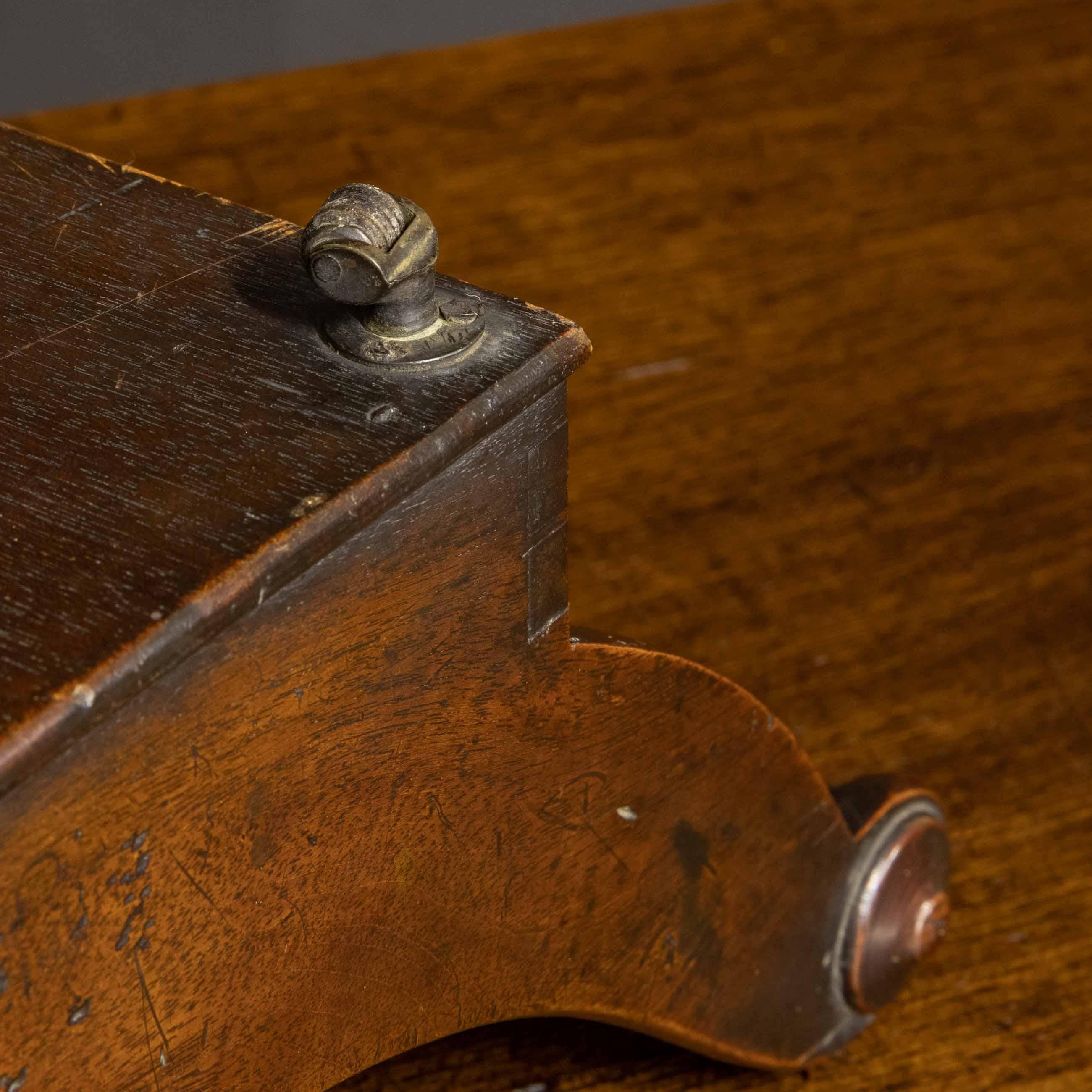 18th Century Georgian Mahogany Cheese Coaster