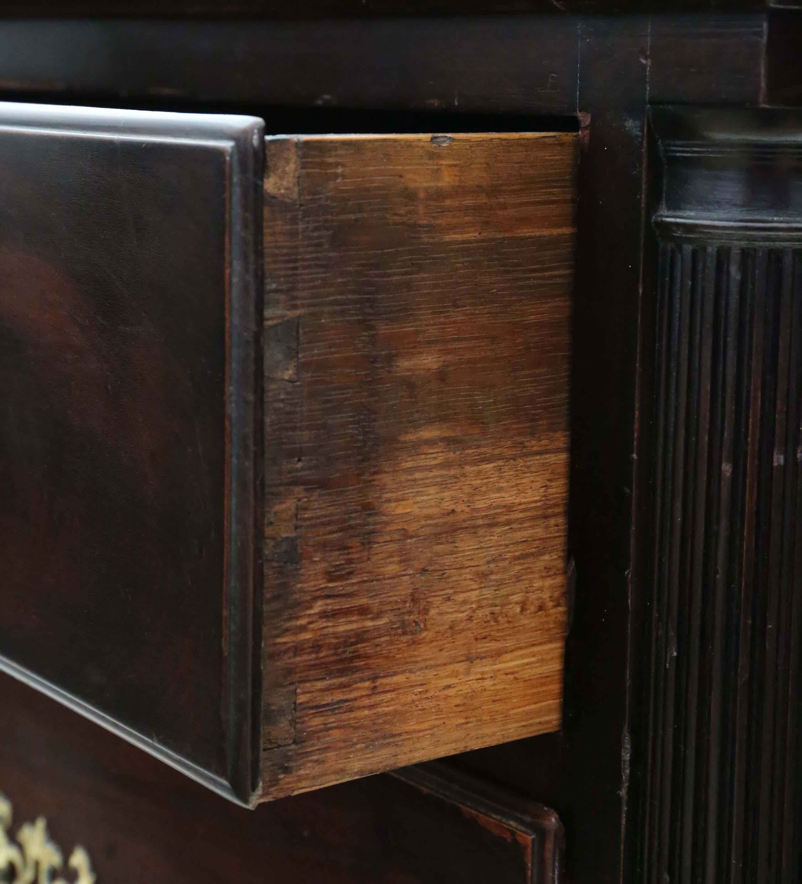 Wood Georgian Mahogany Chest of Drawers