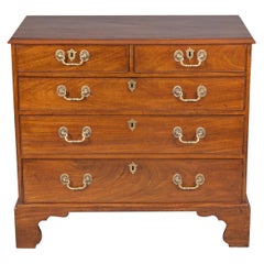 Georgian Mahogany Chest of Drawers or Commode, circa 1790