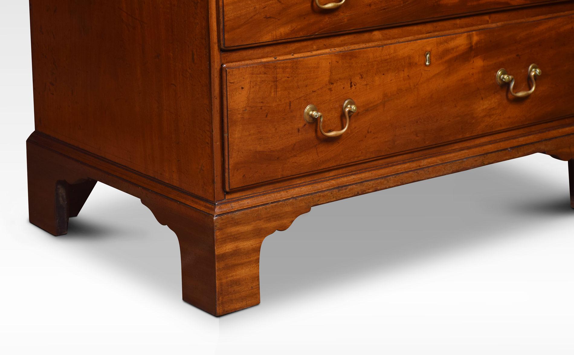 19th Century Georgian Mahogany Chest of Draws