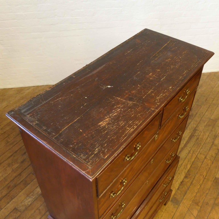 Mahogany Chest on Chest For Sale at 1stdibs