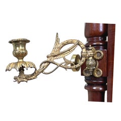 Georgian Mahogany Cheval Dressing Mirror