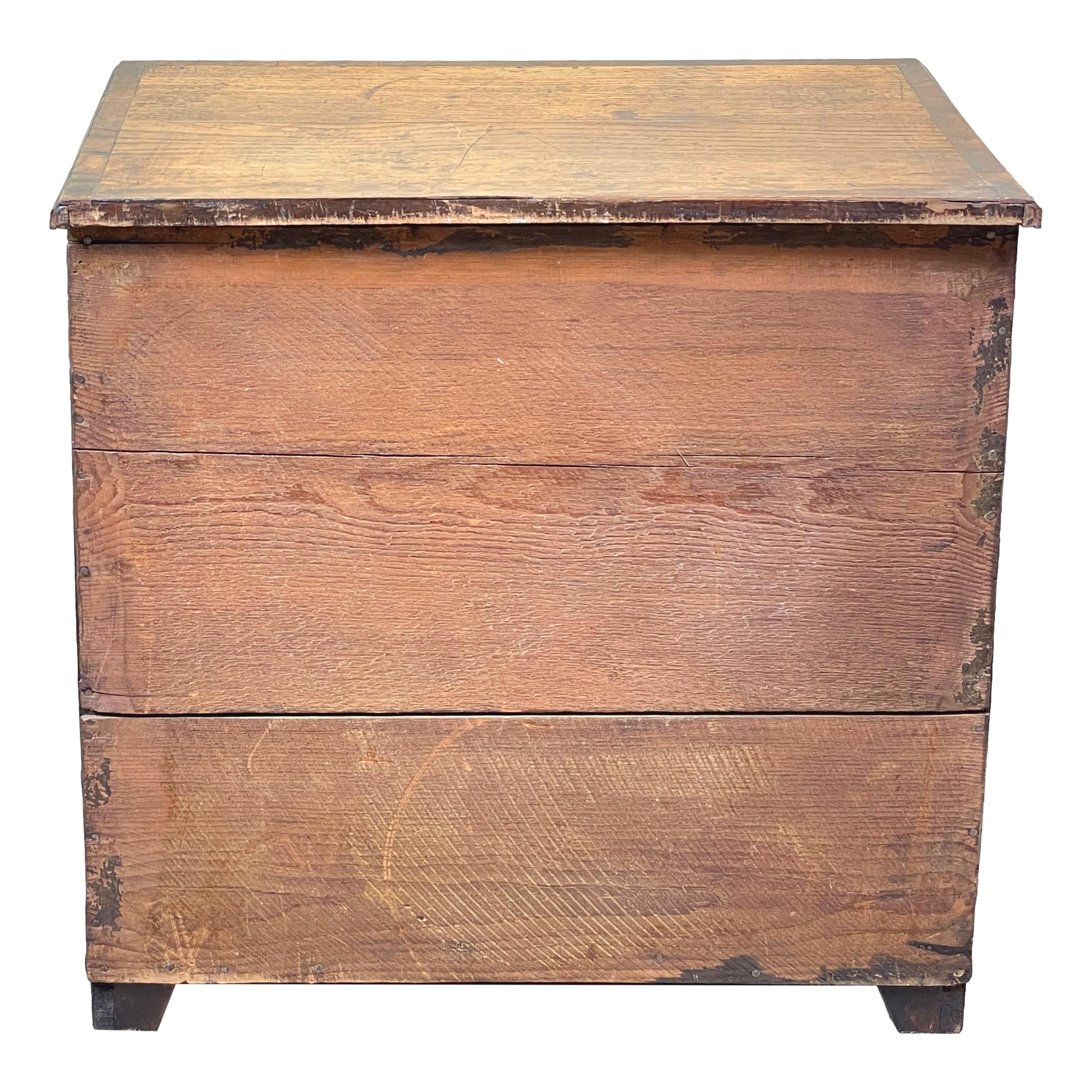 18th Century Georgian Oak Childs Chest of Drawers For Sale