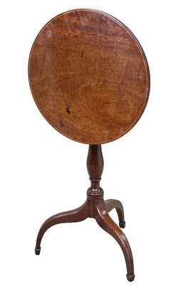 Georgian Mahogany Circular Wine Table