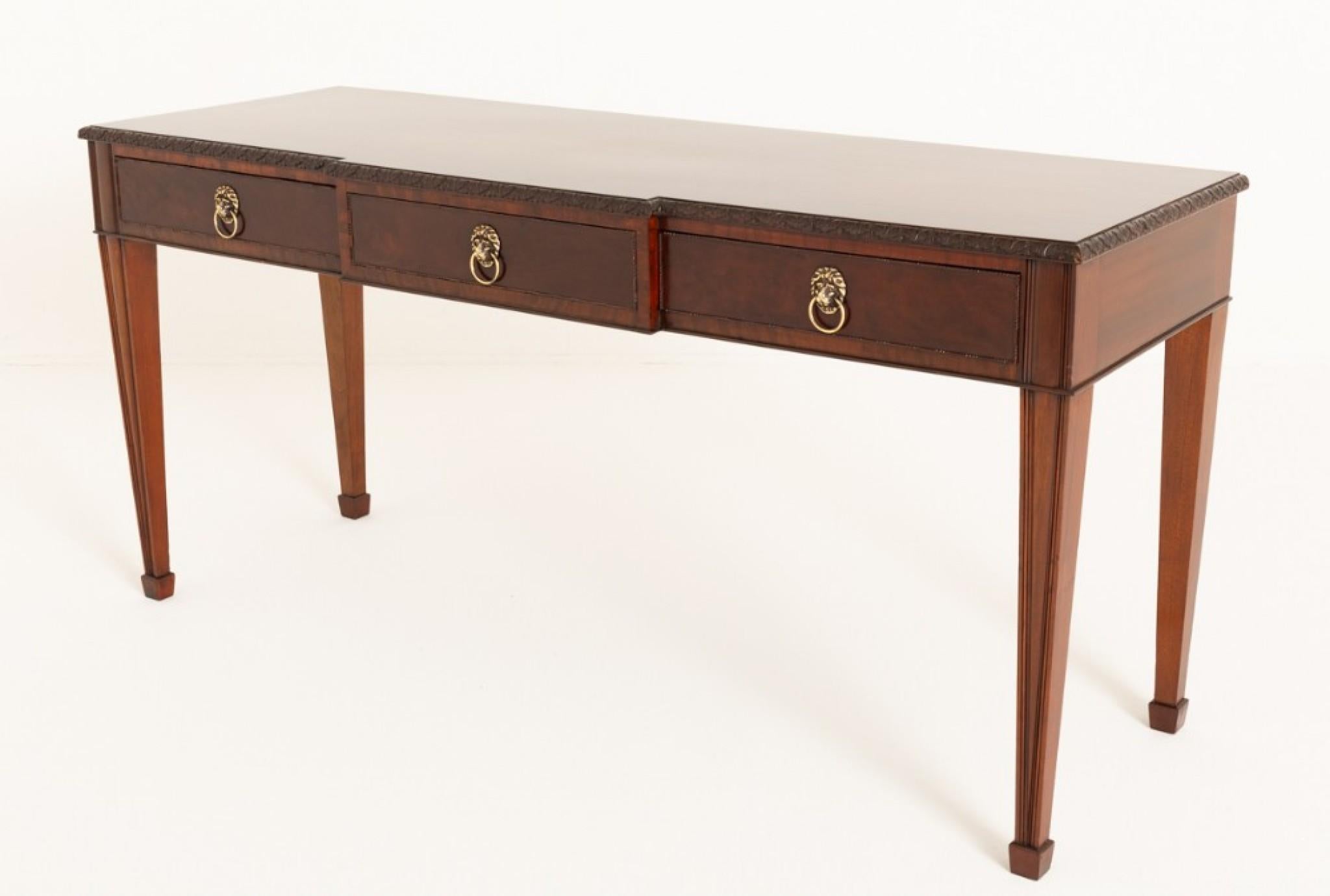 Georgian Mahogany Console Table Serving 1880 1