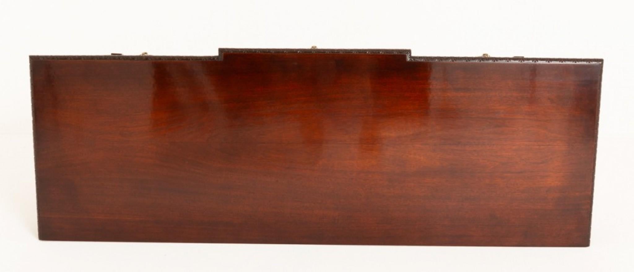 Georgian Mahogany Console Table Serving 1880 2