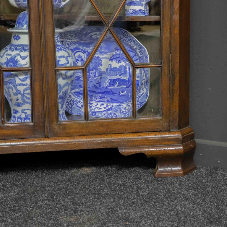 Mahogany Corner Cupboard For Sale at 1stDibs