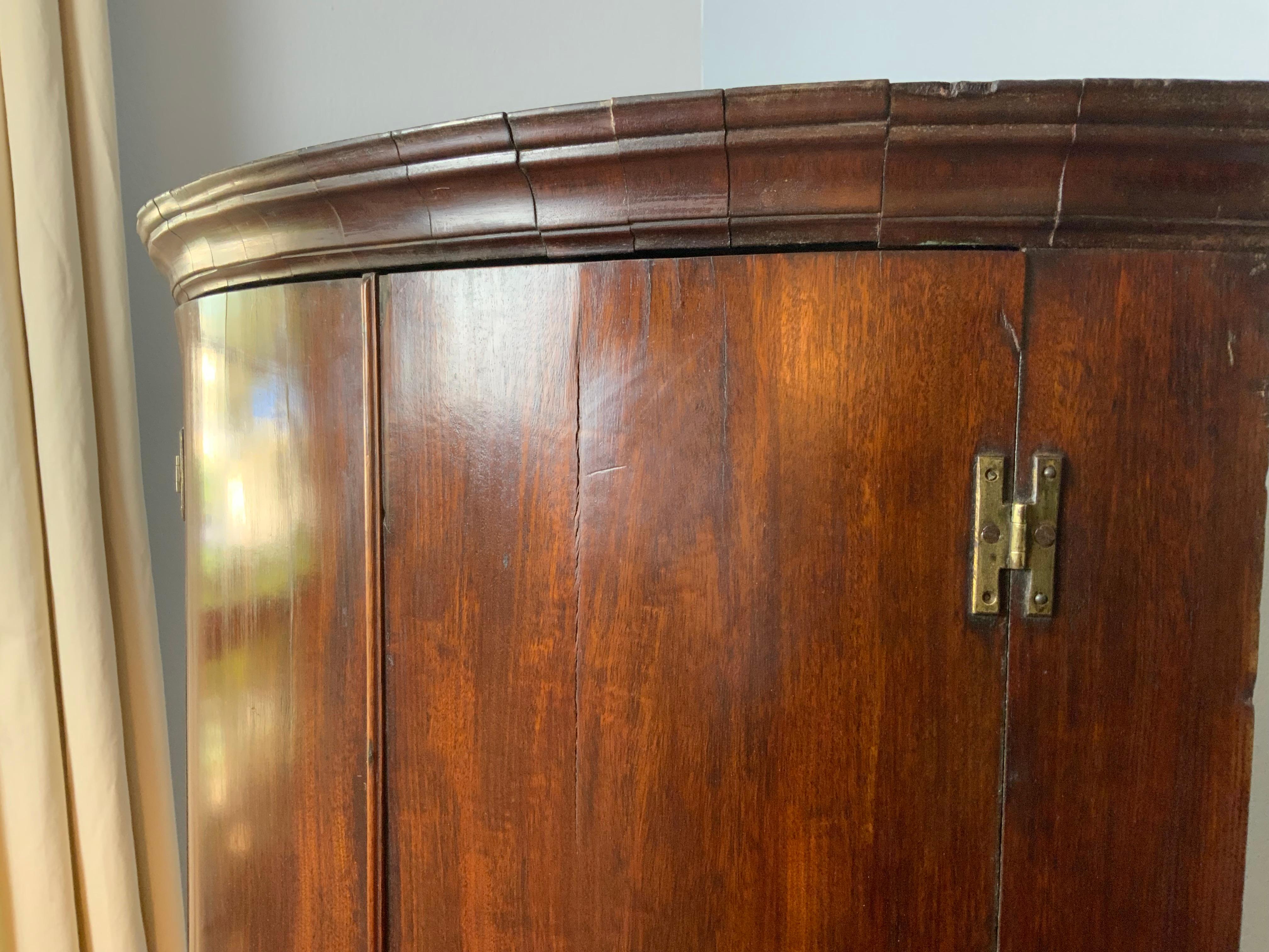 corner cabinet mahogany