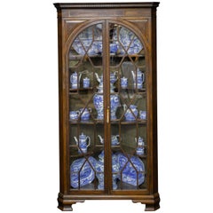 Antique Georgian Mahogany Corner Cupboard
