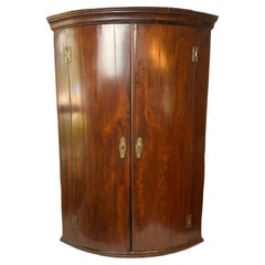Antique Georgian Mahogany Corner Cupboard