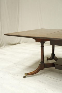 Georgian Mahogany Cumberland Table