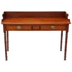 Georgian Mahogany Desk Writing Serving Side Table
