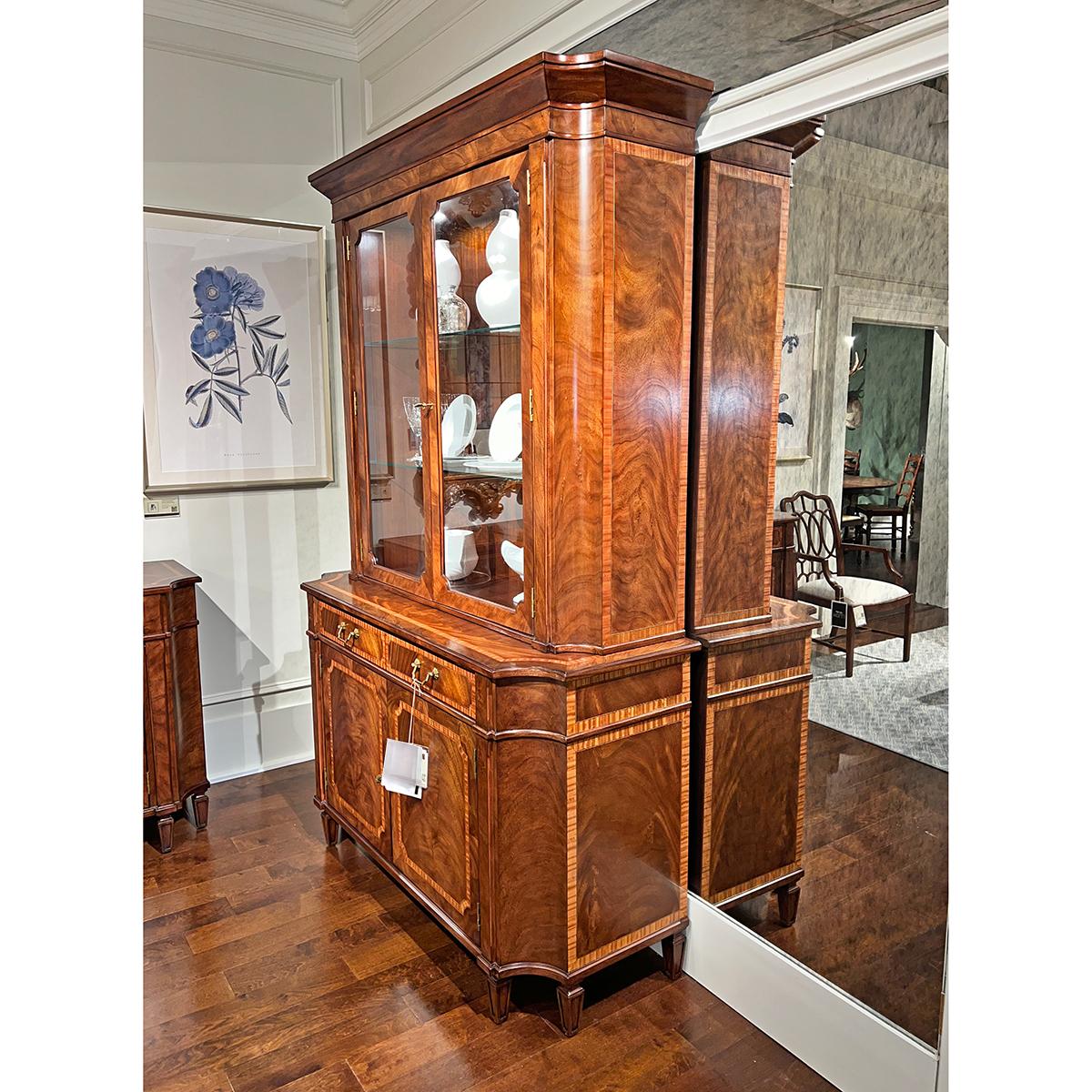 Contemporary Georgian Display Cabinet For Sale