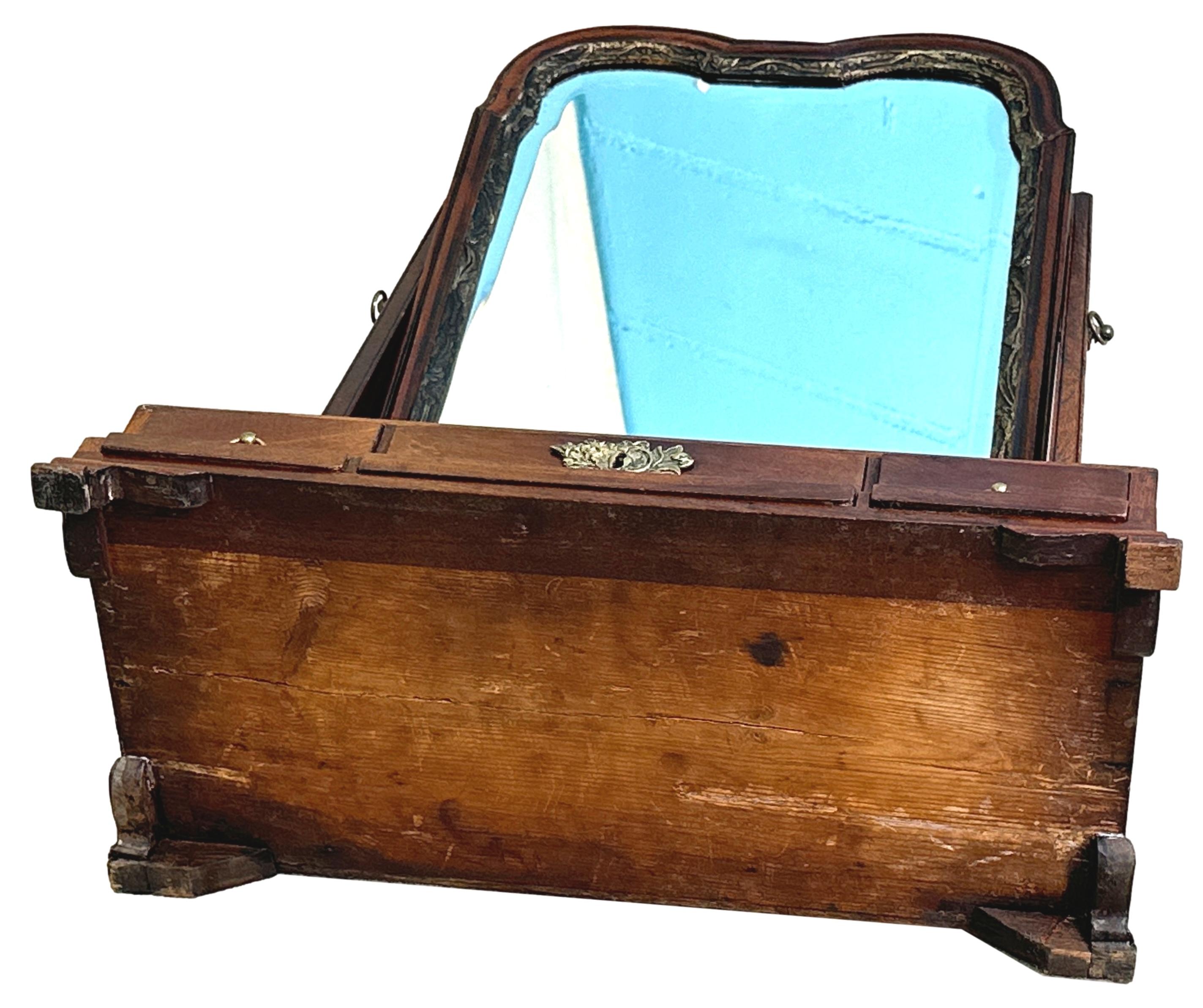 Georgian Mahogany Dressing Table Mirror For Sale 4