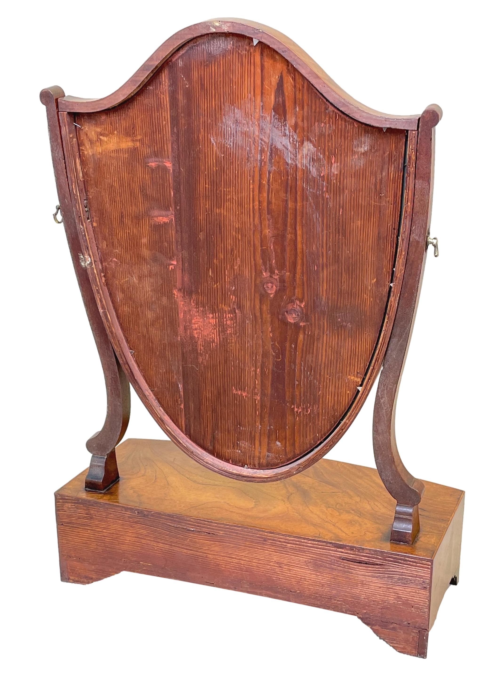 18th Century Georgian Mahogany Dressing Table Mirror