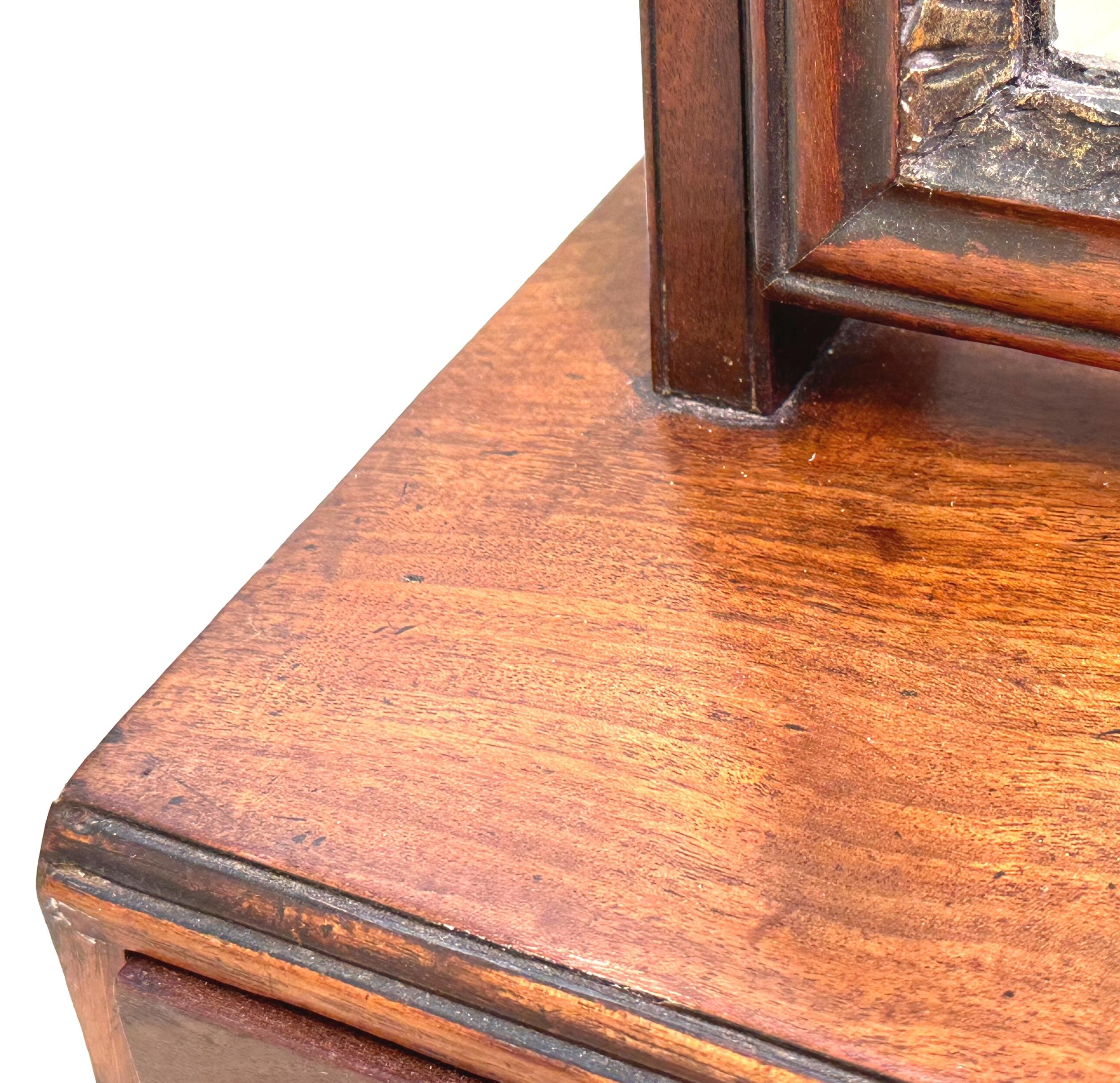 18th Century Georgian Mahogany Dressing Table Mirror For Sale