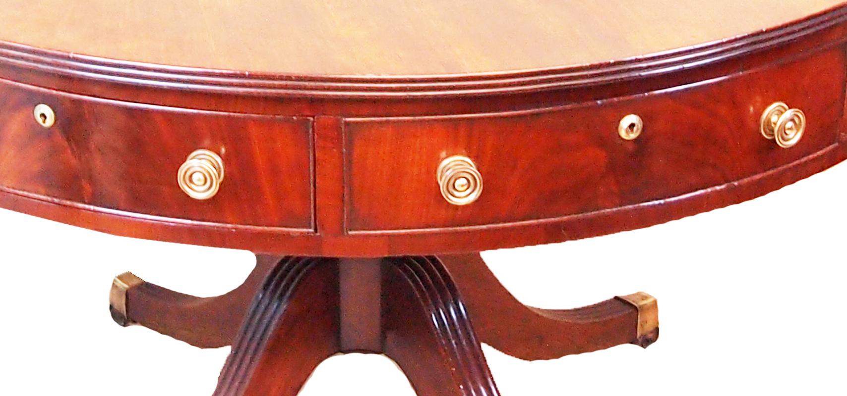 antique drum table
