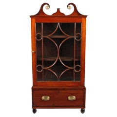 Used Georgian Mahogany Dwarf Cabinet, 19th Century 