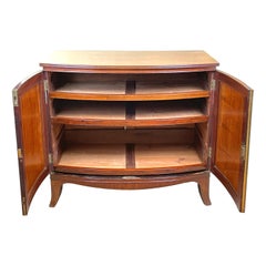 Mahogany Georgian Dwarf Linen Press Cupboard