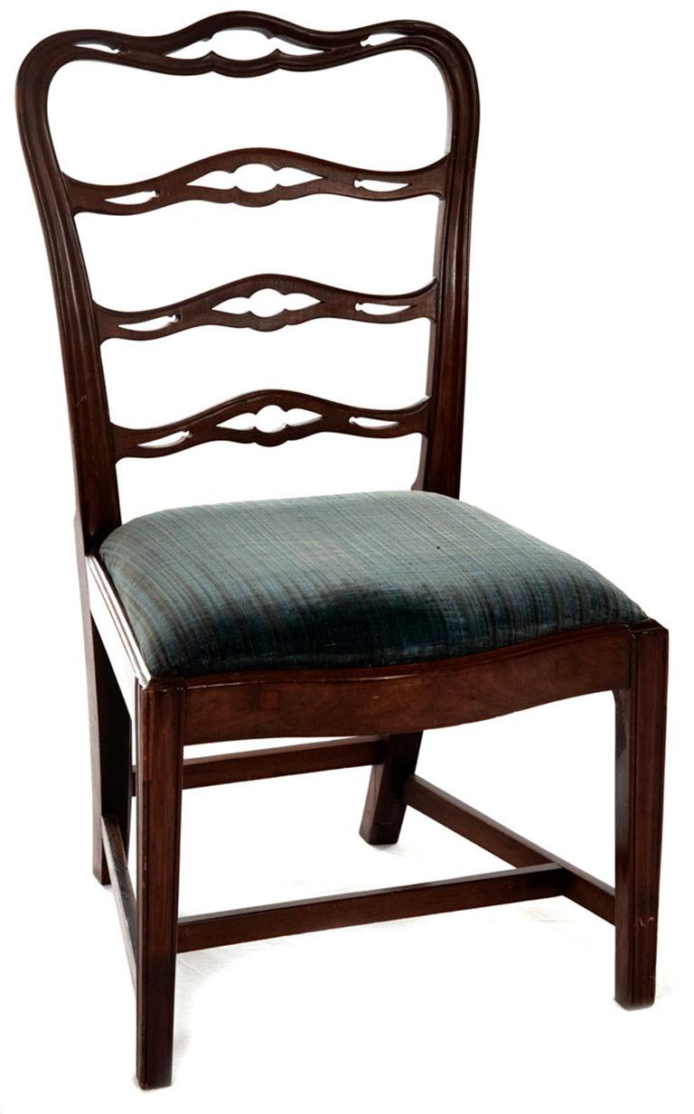 Georgian Mahogany English Side Chair, circa 1790 In Good Condition For Sale In Salt Lake City, UT