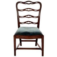 Georgian Mahogany English Side Chair, circa 1790