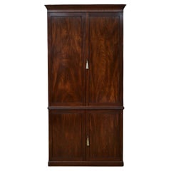 Georgian Mahogany Estate Cabinet / Bookcase