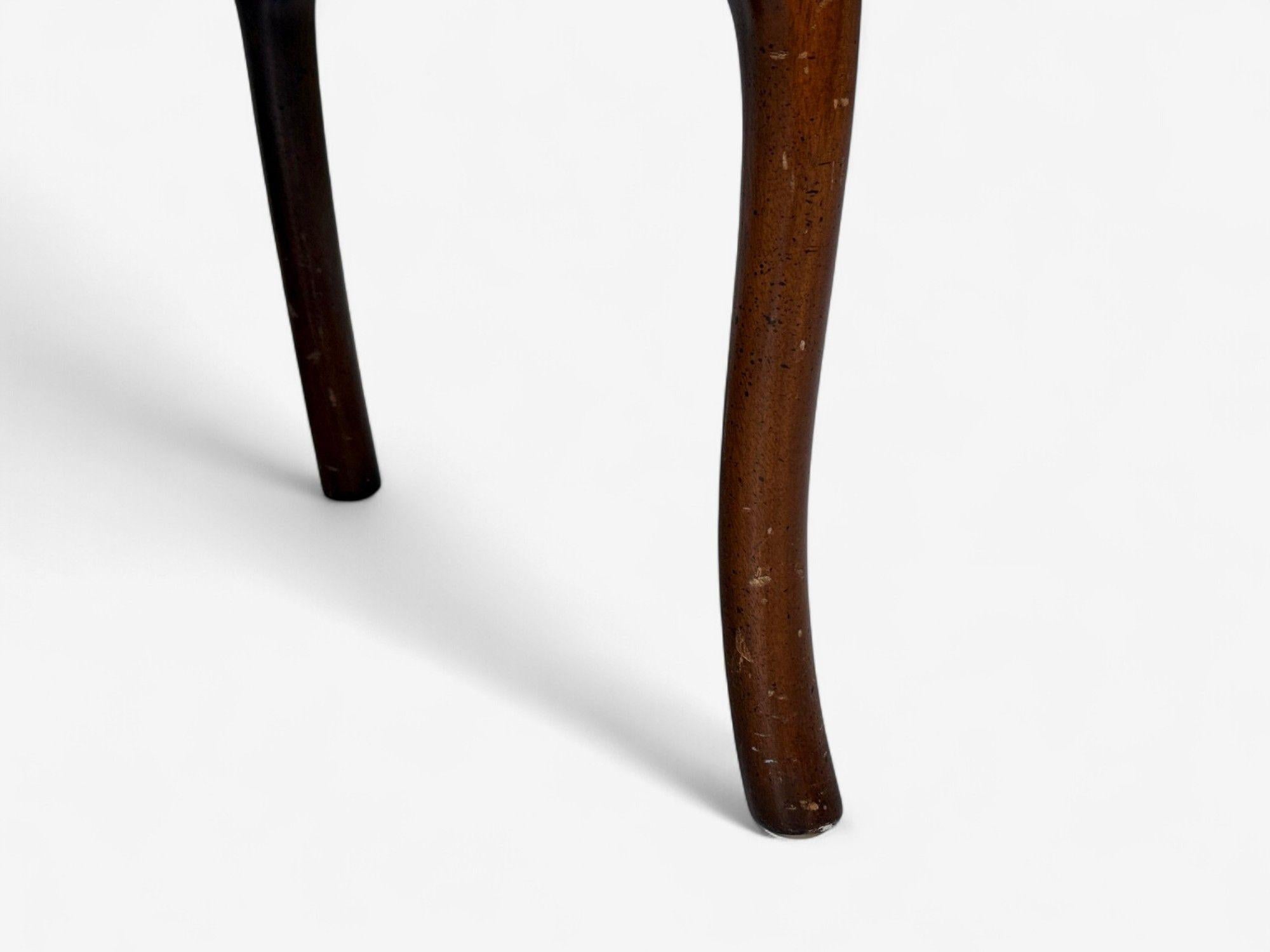 Georgian, Mahogany, Fabric, Settee, USA, 1990s For Sale 5